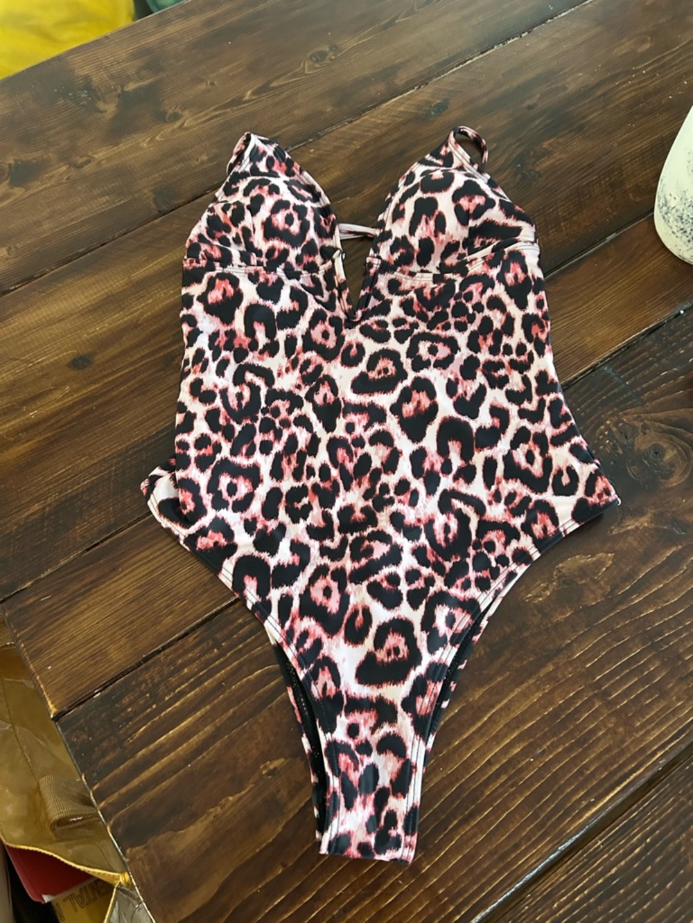 Animal print swimsuit